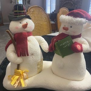 Vintage Hallmark Musical & Animated Snowmen.